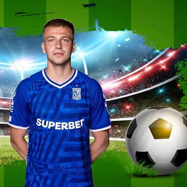 26/25 Latest Polish Super Football Men's Poland Quick Drying Lech Pozna Jersey Soccer Boys Outdoors New Training Jerseys