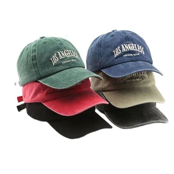 Doit Washed Cotton Baseball Cap Hats for Women Men Classic Dad Mom Hat Embroidered los angeles Outdoor Couple Caps 240428