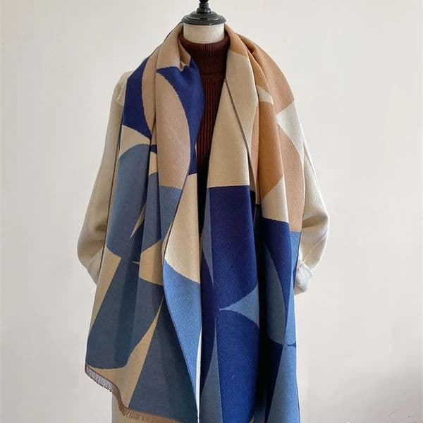 Winter Womens Scarf Double sided Cashmere Scarf Warm Scarf Shawl Edition 241223