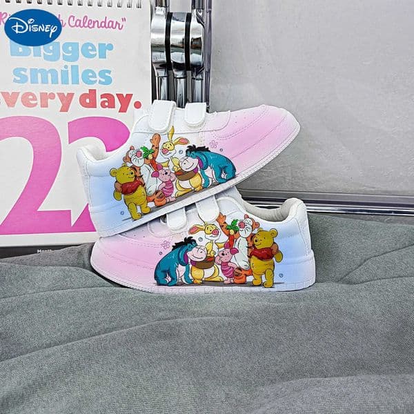Disney Soft Cushioned Kids Athletic Footwear Featuring Popular Pooh Character Great Present Option H251119