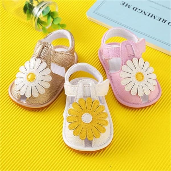 First Walkers Citgeett Summer 018M Baby Infant Kid Girl Soft Sole Crib Toddler Princess Sandals Shoes first walkers flower 230322