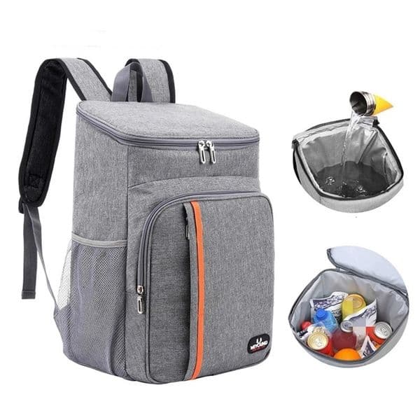 18L Portable Thermal Lunch Bag Food Box Durable Waterproof Cooler Ice Insulated Case Camping Oxford Dinner Backpacks Icebox 250217bj