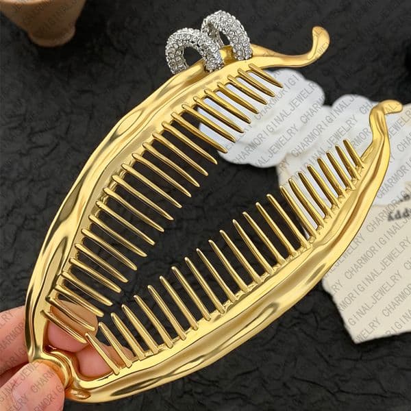 chiaparelliHair Clips Designer Hair Clips Women Tooth Barrette Luxury Jewellery Designer Vintage French Chic Hair Premium