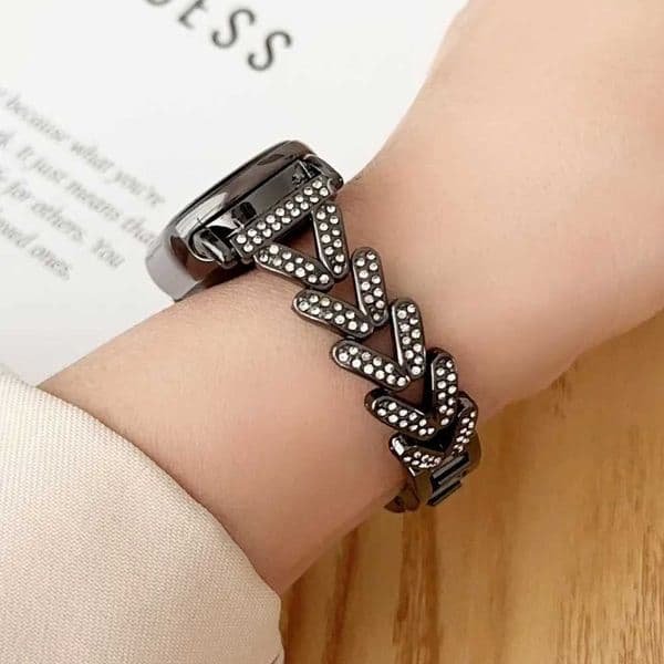 8 mi band Band Strap Bracelet for Smart Band 8910 Metal Adjustable Replacement Bling Wristband Wearable Women Armband Z250924 Z260603