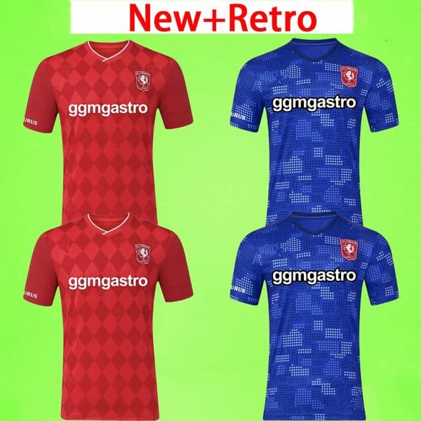 New + Retro 2025 2026 FC Twente Soccer Jersey V.WOLFSWINKEL Home Away Football Shirts Men Women Kids Uniform third red blue 25 26