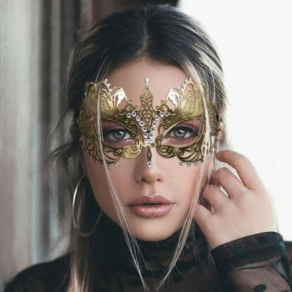 Women Hollow Lace Masquerade Face Mask Sexy Cosplay Prom Party Props Costume Halloween Nightclub Queen Eye 240712