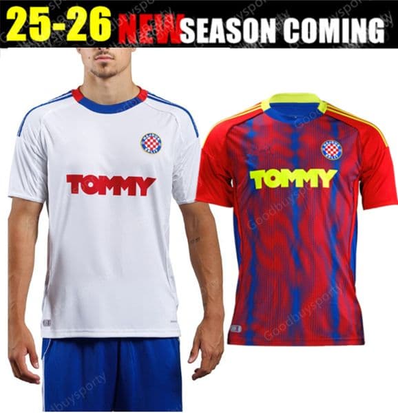 25 26 Hajduk Split soccer jerseyS 2025 2026 LIVAJA Vuskovic BLUK EDUOK I.RAKITIC Simic Rebic DARIO Bamba PUKSTAS football shirts top thailand quality maillot de foot