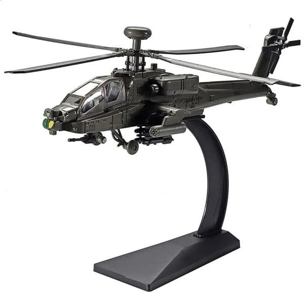 1/32 Scale Apache Helicopter Diecast Alloy Model Collectable Toy Gifts / Collection / Children 240712bj