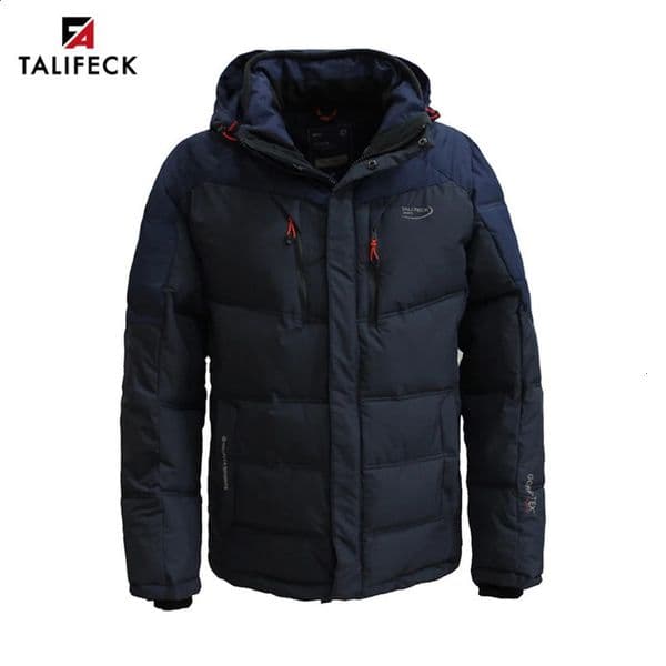 TALIFECK Men Winter Jacket High Quality Padded Quiltd Coat Patchwork Cotton Parkas Homme European Size Clothes 241120