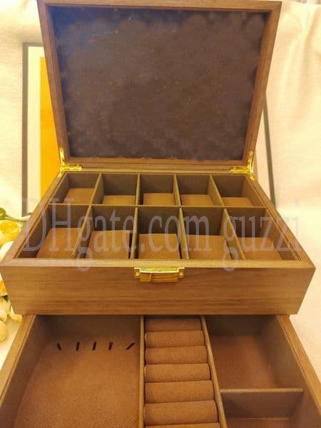 Cosmetic case Jewelry Box Coffret Polyvalent Bags Volt Leather Watch Box 8 18 Mens Watch Organizer Jewelry storage boxes fashion womens Rings Tray CAS n3eW#