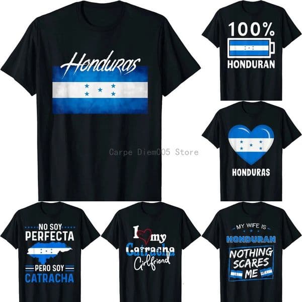 Honduras Flag Shirt | Honduran TShirt S6XL 240409