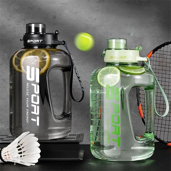 Water Bottle Large Sports Water Bottle Travel Kettle Large Fitness Gym Portable Capacity with Straw Leakage-Proof Cup Drinkware 250519bj Y260515