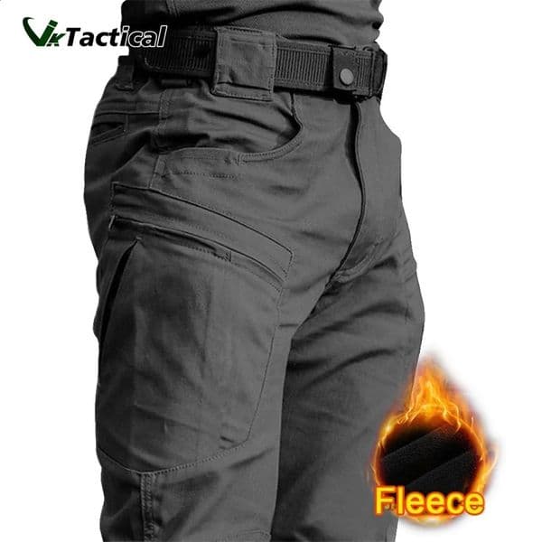 Warm Winter Men Soft Shell Pants Travel Waterproof Outdoor Camping Hiking Pants Fleece Windproof Skiing Trousers Tactical Pants 240812
