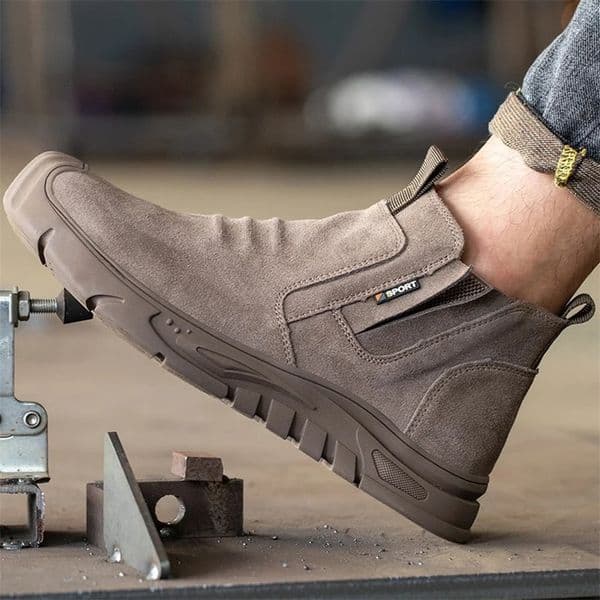 Steel Toe Cap Working Boots Anti-Puncture Work Shoe For ManIndestructible Work Shoes Outdoor Work Shoes Safety Boots for Men 250515