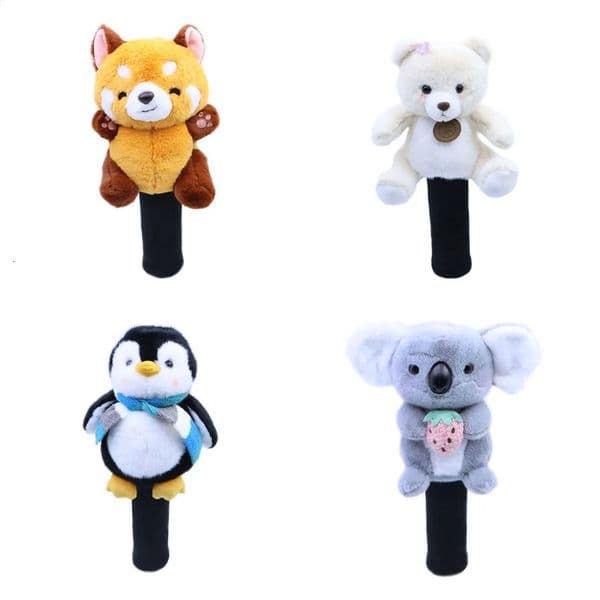 Cute Plush Animal Golf Wood Head Covers Golf Driver Fairway Headcover Protecter Mascot Novelty Cute Gift Bear Eleplant 250228