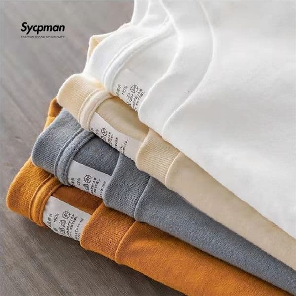 Men's T-Shirts 9.9oz 280gsm High Qualtity Oversized Heavy T-shirt for Men Short Sleeve Tee Cotton Solid Color Trend Leisure Green White Black 230317