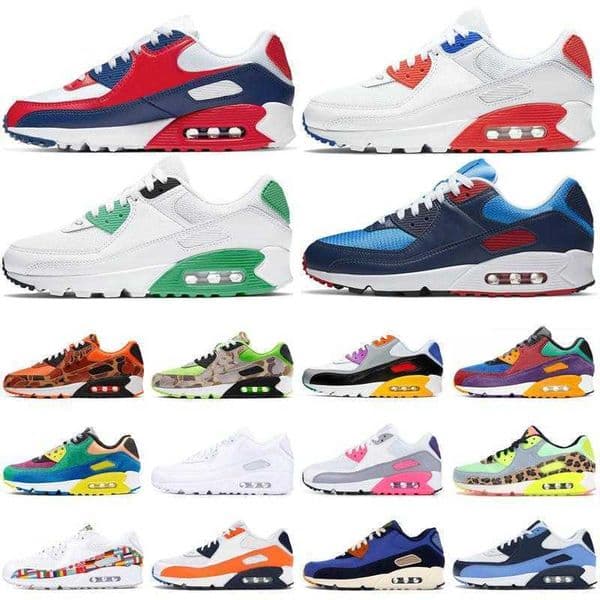 Men women 90S Running shoes trainers Mesh white Green Camo infrared UNC Volt Infrared triple black mens Designer Sports Sneakers Eur 3645