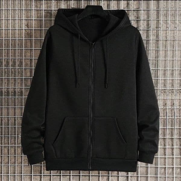 Mens Fleece Zip Up Hoodies Running Sports Sweatshirts Fashion Women Classic Casual Zipper Jackets Y2k Coats Hip Hop Streetwear 241214