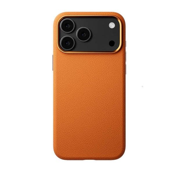 Compatible iPhone Pro Max Phone Case, Plain Leather Magnetic Anti-drop, Suitable for 17 Air with Camera Button