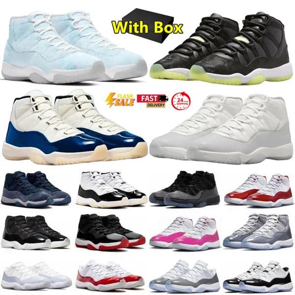 With Box 11 11s mens basketball shoes Inner Beast Bred Velvet Red Velvet Cool Grey Cherry Coldest in the Game Deep Royal Blue Men Women Trainers Sports Sneakers Sneaker