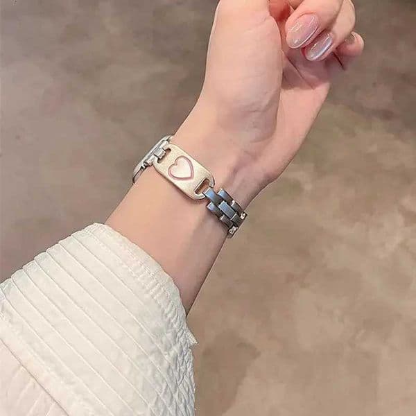 Metal Strap Cat Compatible iWatch Strap 38mm 40mm 41mm 42mm 44mm 45mm 49mm Fashionable Handmade Strap Z250924