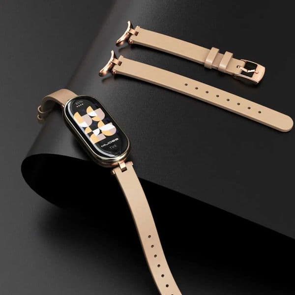 Strap for Mi Band 10 9 8 7 6 5 4 3 Watchband for Xiao mi Smart Band 9 Strap for Mi Band 8 Leather Wristband For Mi Band 7 Correa Z250924
