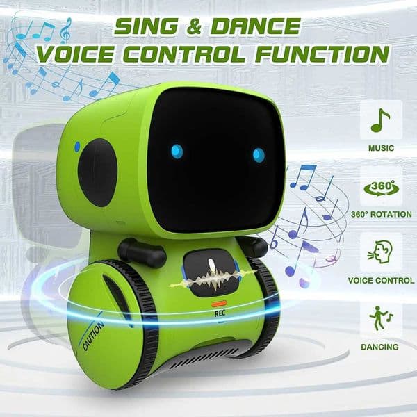 Emo Robot Smart Robots Dance Voice Command Sensor Singing Dancing Repeating Robot Toy for Kids Boys and Girls Talkking Robots X250925