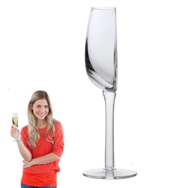Creative Half Wine Glass Shape Crystal Glass Cups Portable Clear Glasses Multi-use Vintage Tall Wine Glassware Tableware 250222