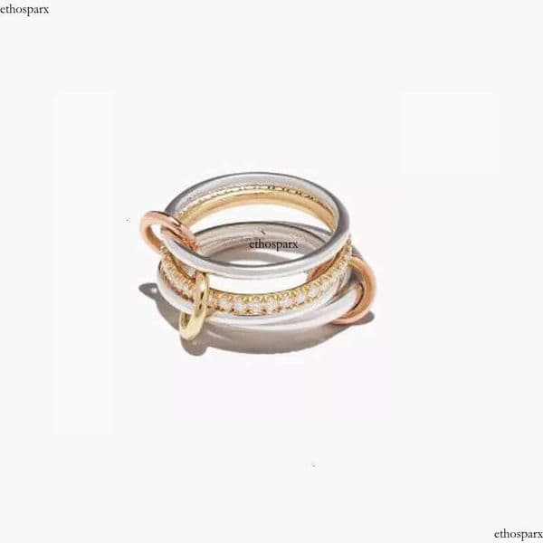 Designer Halley Gemini Band Rings Spinelli Kilcol brand New Industrial wind jewelry gold multiple ring women's gift aaa aaa
