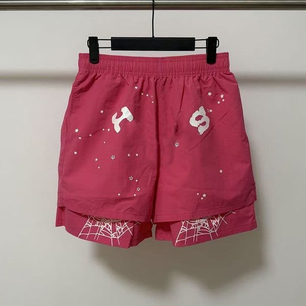 Sp5dershorts Men Designer Spider Short Printed Trendy Brand Summer High Quality Shorts Men Designer Lightweight Stretch Quick Dry Sports Bottoms 1D5