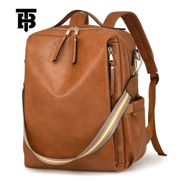 TB BHULAMTE Free Shipping New Designer Bag 2025 Women's Business Bag Laptop Bag Multifunctional Backpack PU Fashion Women's Bag Travel Function Backpack