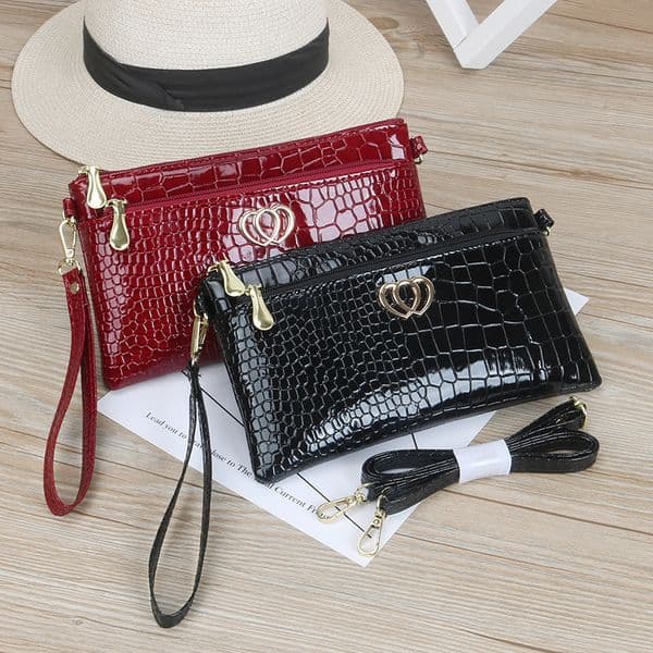 Womens New Bag Fashion Smooth Shiny Leather Lacquer Leather Womens Bag Crossbody Bag Leisure Handheld Bag Womens Small Bag 250923BJ