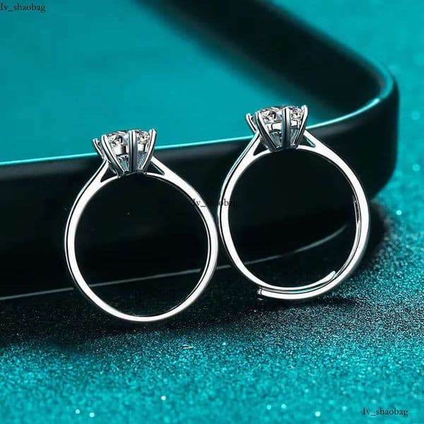 Zircon Dia Moissanite Wedding Fine Fashion Jewelry Sterling Sier Casual Rings for Ladies aaa