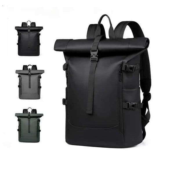 New Shoulder Bag Mens Senior Sense of Business Computer Outdoor Leisure Rolled Edge Travel Backpack Fashion Commuting Z250925