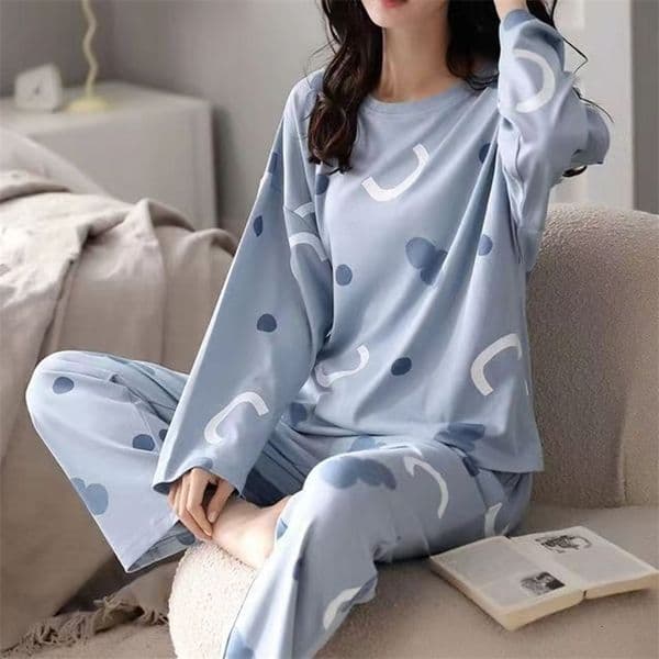 Women's Sleepwear Women's Cotton Pajamas Big Size Sleepwear Sets Woman 2 Pieces Pajamas Spring Autumn Female Couples Loungewear Suit Home Clothes 230321