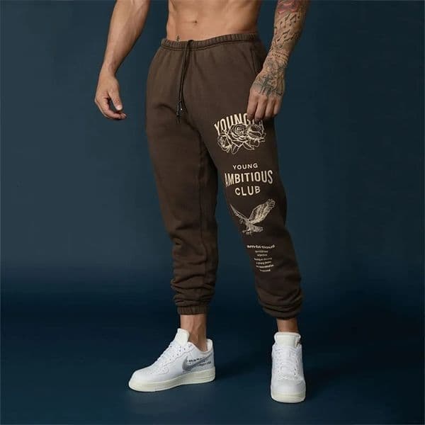 Sweatpants Sport Pants Men Running Pants Spring Summer Large Size Loose Casual Sweat Pants Straight Jogging Pants Men 240517