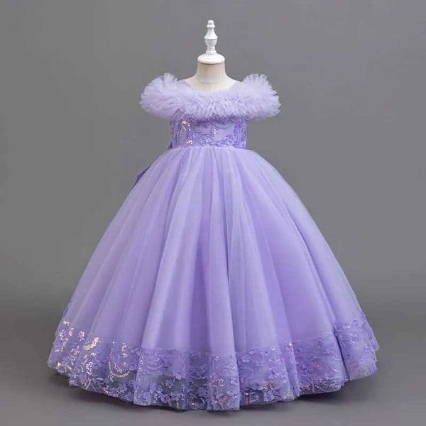 Girls clothing birthday par dresses elegant evening gowns piano performance costumes multiple colors available W250925