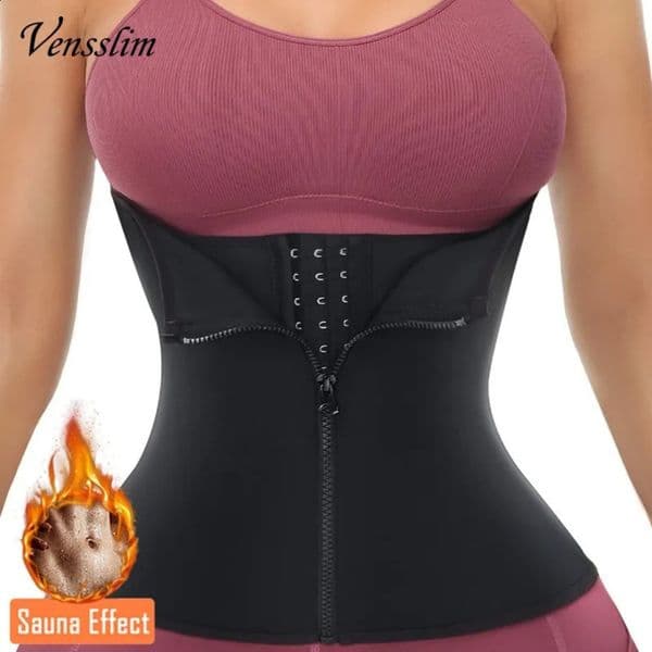 Sauna sweatband weight loss womens chloroprene rubber waist trainer shaping tight corset shape flat chest abdominal abd 240812