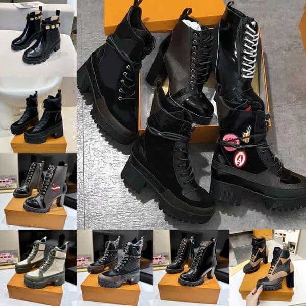 Designer classic Woman boots Fashionable Dress Shoes luxurious Beaubourg Citizen Flat Ranger Short Star Trail Ankle Boot Thick LAUREATE PLATFORM Desert booties