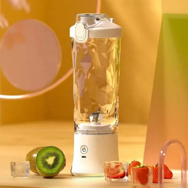 Portable juice mixer IPX7 wireless machine USB charging 600ml large capacity sports cup 240817