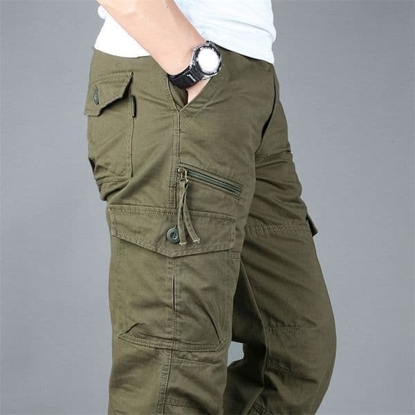 Men's Pants Men's Cotton Cargo Pants Military Combat Overalls Straight Multi-Pocket Baggy Long Trousers Streetwear Casual Slacks Pants M-5XL 230512
