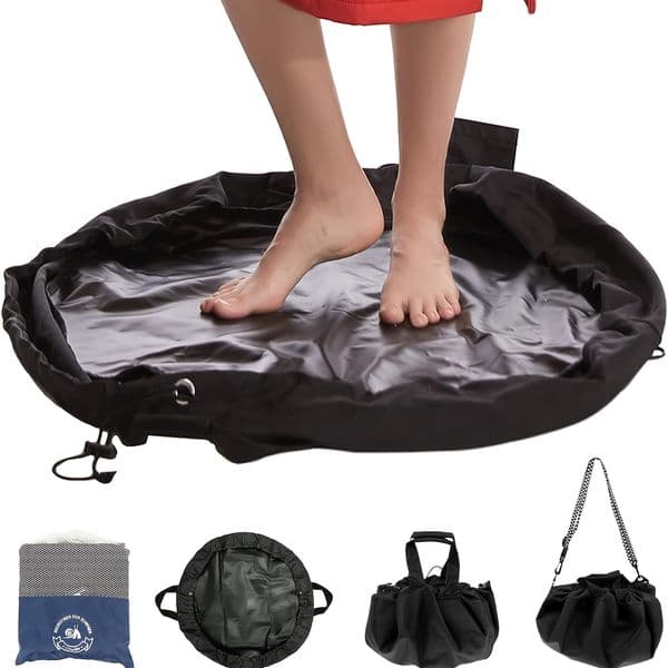 1pc HiTurbo Replacement Pad Durable Zippered Sand Surf for Beach, Lake, Pool Keeps Your Equipment Clean - Includes Carry and Folding Bag Options, Beach Horse