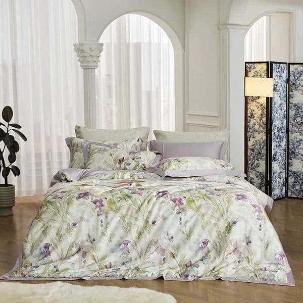 Svetanya Print Egyptian Cotton Bedding Set Bed Linen Queen King Ru Full Size Duvet Cover Set Sheet Pillowcase Z250925