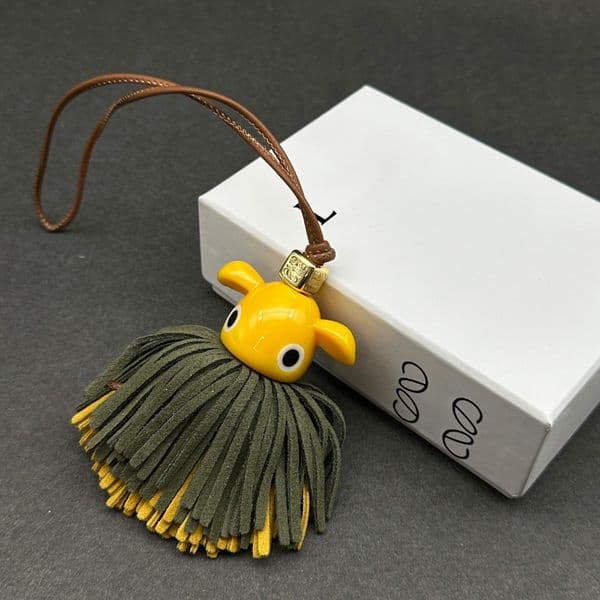 Luxury Leather Pendant Elf-shaped Keychain High-quality Full-leather Elf Series Pendant Cute and Interesting Leather Pendant Luxury Accessories Holiday Gifts