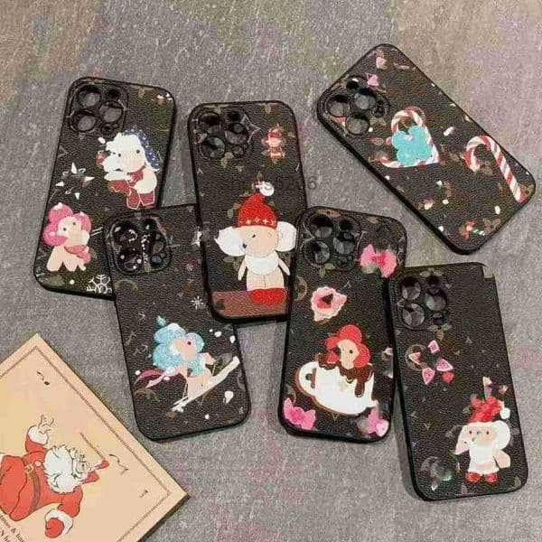 Cell Phone Cases designer Luxury Designer iPhone 16 Pro Max Case - Pattern Leather Cellphone Cover for 15/14/13/12/11 0SU1