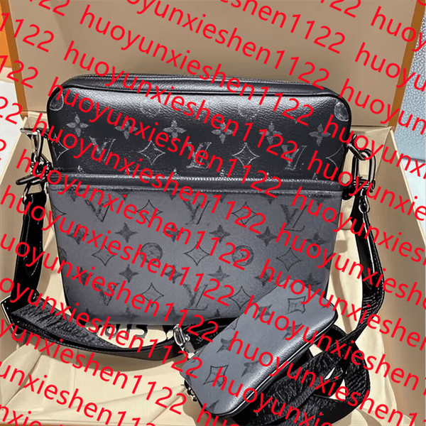 Luxurys Designer bags men 3pcs Men shoulder bags designer cross body man messenger bag Satchels satchel fashion handbag Composite mini package backpack