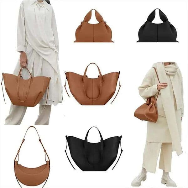 Top Quality Tote Underarm Half Moon Smooth Shoulder Fashion Women Tonca Mini Purse Textured Leather Hobo Dhgate Bag Crossbody Designer Bags