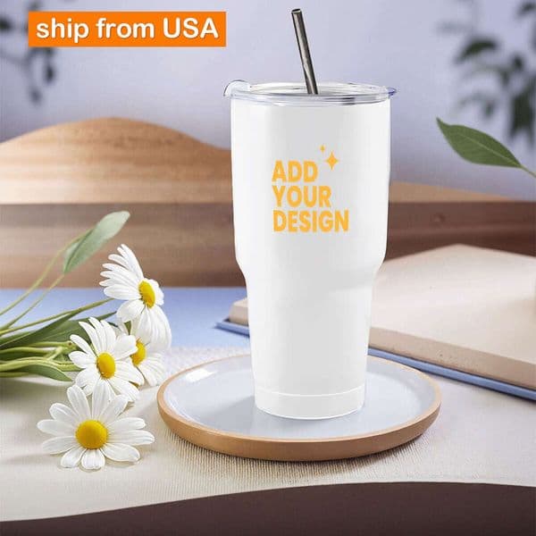 DHgatepod 30oz Travel Tumbler Stainless Steel Vacuum Insulated Cup, Leakproof Lid for Car, Keeps Hot/Cold Hours, Gift Idea