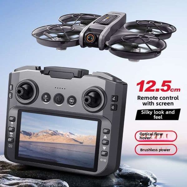 S156 Built-In Screen Drone Aerial Photography HD No Phone Needed With Large LCD Student Return Remote Control Aircraft drone with 4k camera