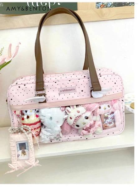 Cosmetic Bags Original Versatile Two-dimensional Uniform Messenger Bag Japanese Sweet Itabag Daily Commuting Small Capacity Handbag Student